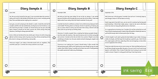 Reader&#8217;s diary grade 2: sample, design, example how to make