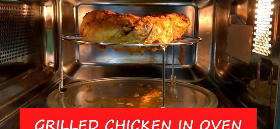 Grilled chicken in the microwave: how to cook? Video