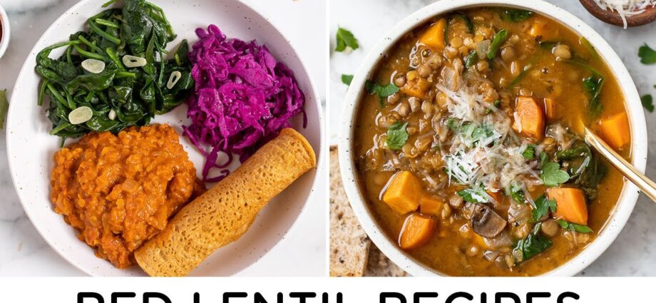 Red lentils: how to cook? Video