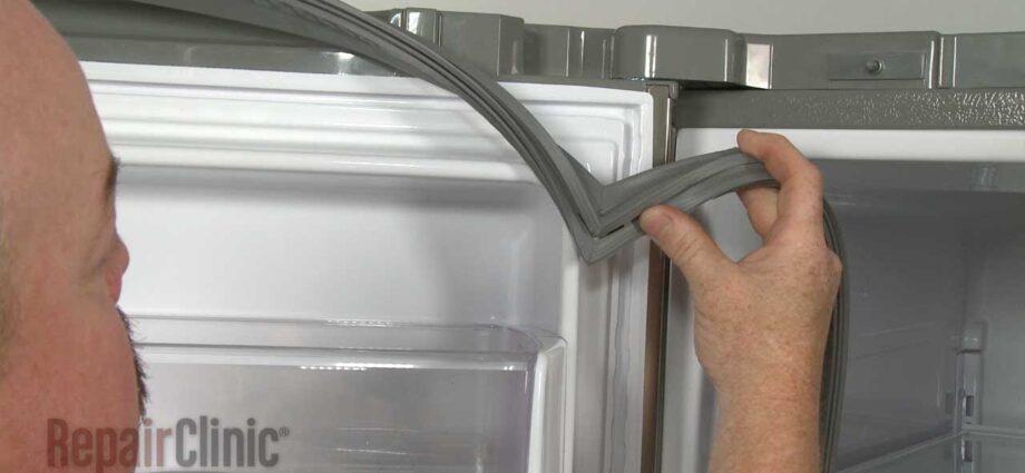 Ledusskapja blīvējums: kā to nomainīt? Video