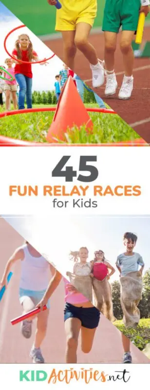 Relay races for children: fun games indoors, outdoors