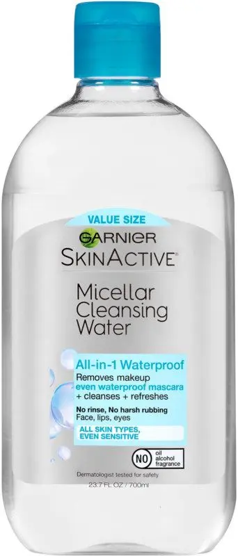 Micellar water to remove makeup