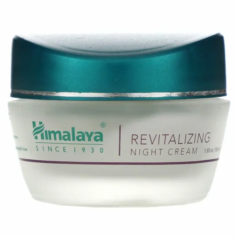 Revitalizing night cream and other skin products