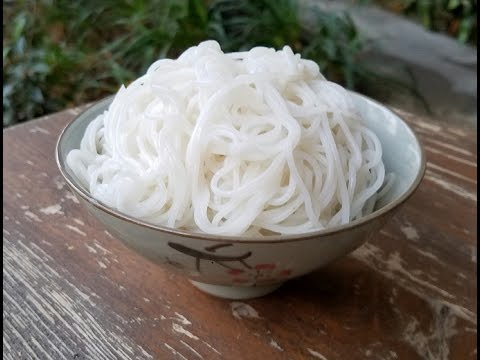 Rice noodles: how to cook rice noodles? Video