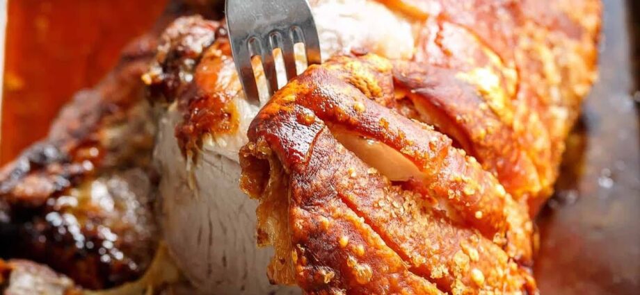 Roast pork: recipe with video