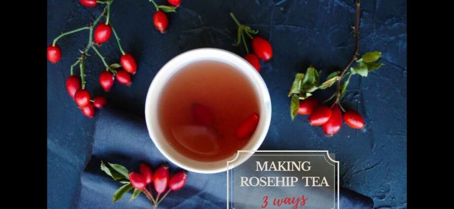 Rosehip tea: video recipe