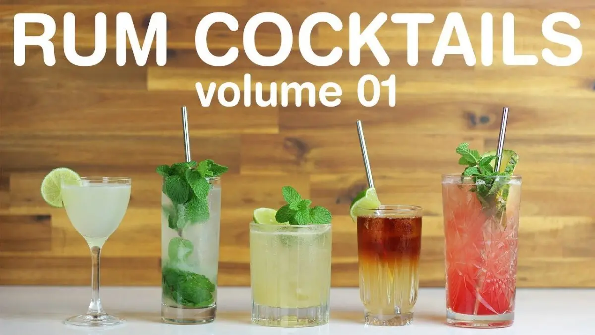 Rum cocktails: how to make and drink? Video