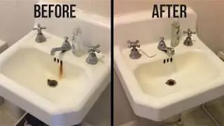 Rust removers: how to clean your bathtub and washbasin. Video