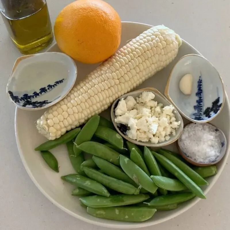 Salad with corn and peas: video recipe