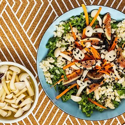 Salad with pickled mushrooms. Video recipe