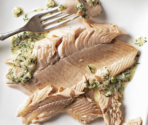 Salted sea trout. Video recipe