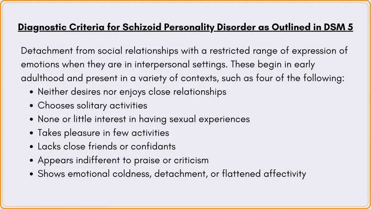 Schizoid personality