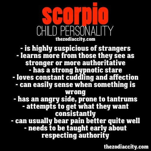Scorpio child by horoscope, features of upbringing, children&#8217;s horoscope