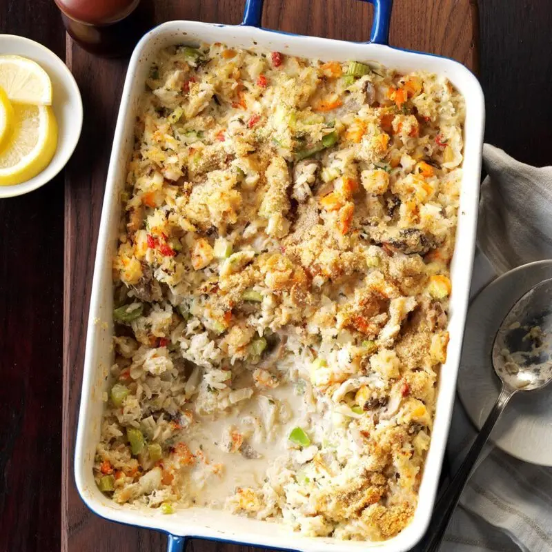 Seafood casserole