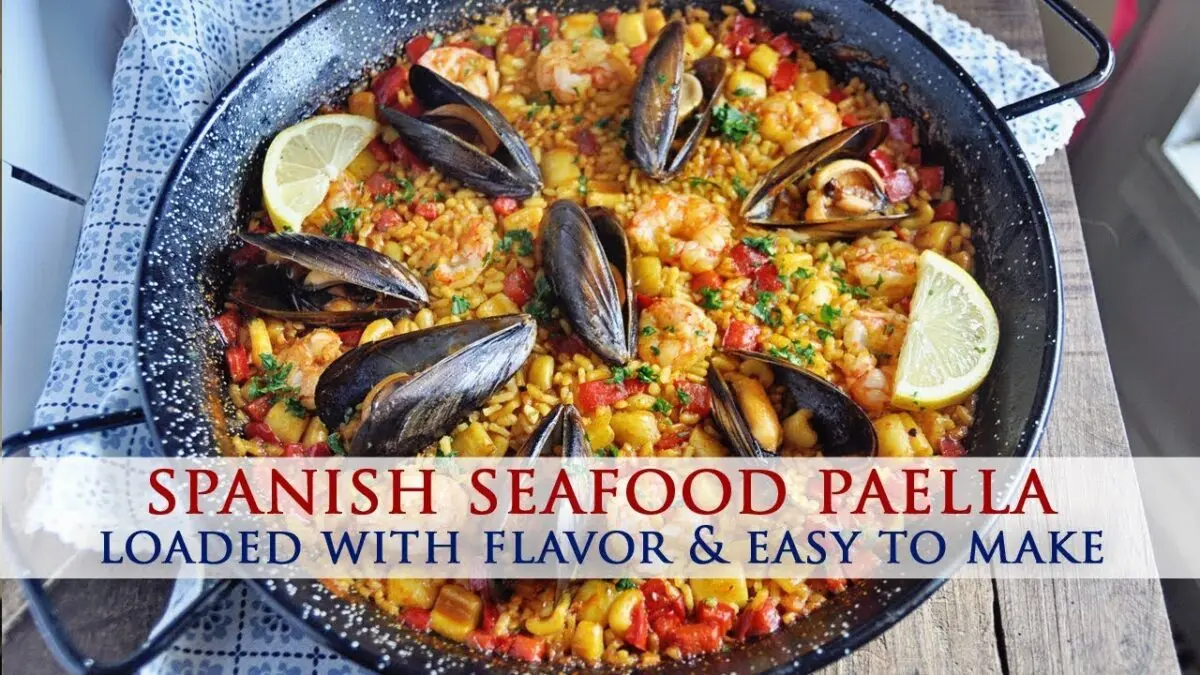 Seafood paella: recipe video