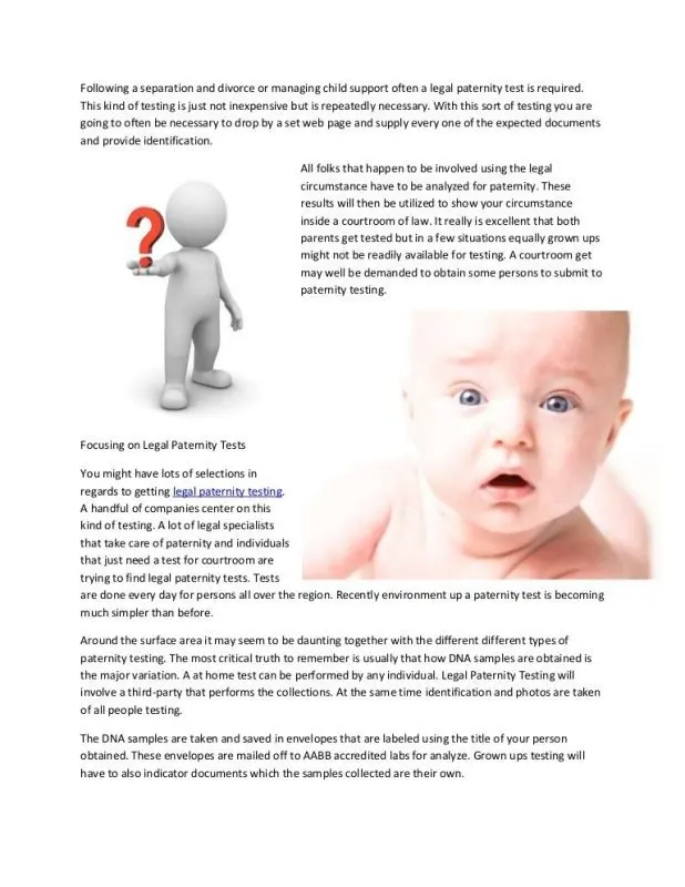 Separation and paternity: how to manage?