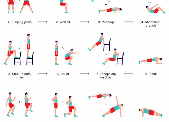 Seven minutes of exercises that you can do without leaving the sofa and with which you will end up sweating