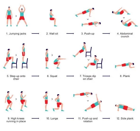 Seven minutes of exercises that you can do without leaving the sofa and with which you will end up sweating