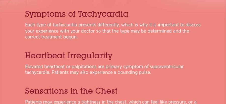 Severe tachycardia: what to do, an attack of tachycardia