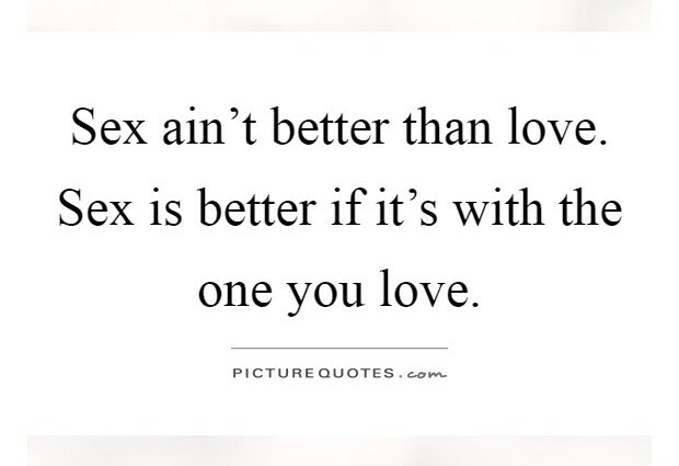 სექსი და სიყვარული: უკეთესია როცა შეყვარებული ხარ?
