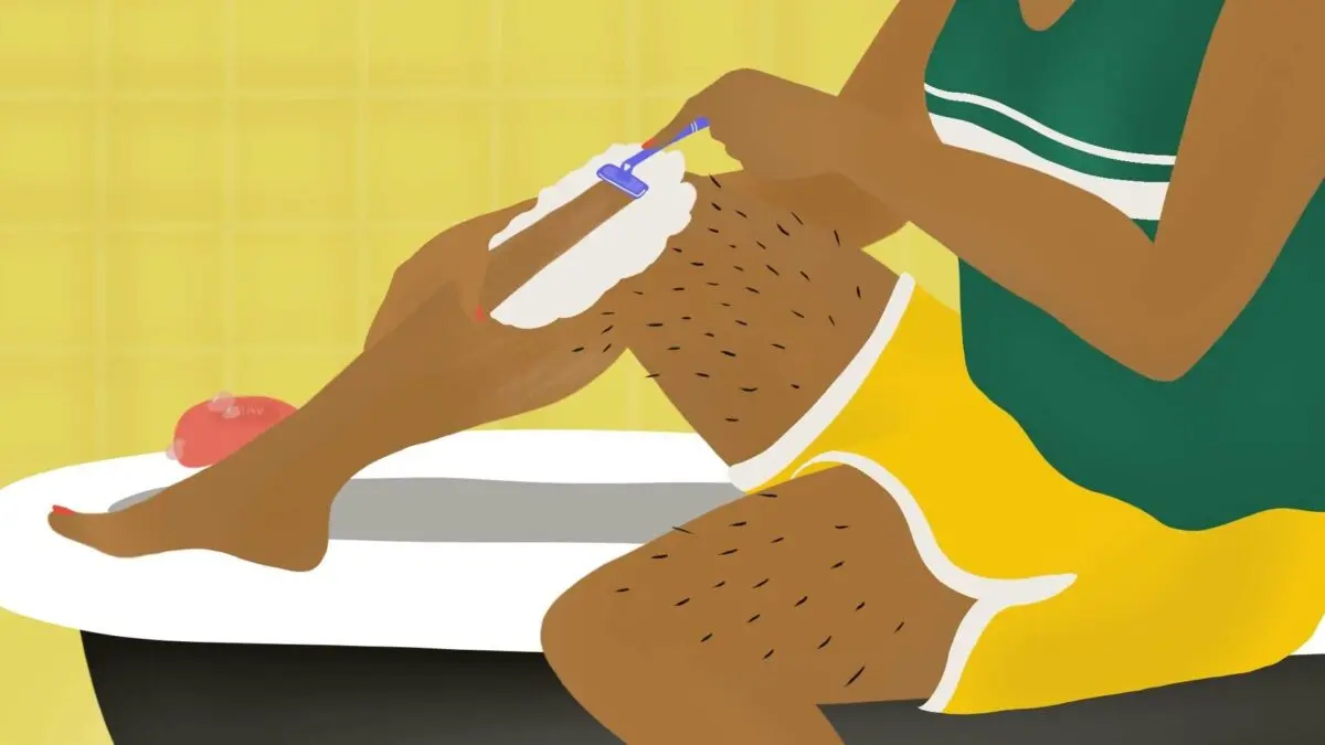 Shaving your legs above the knees: how to do it right