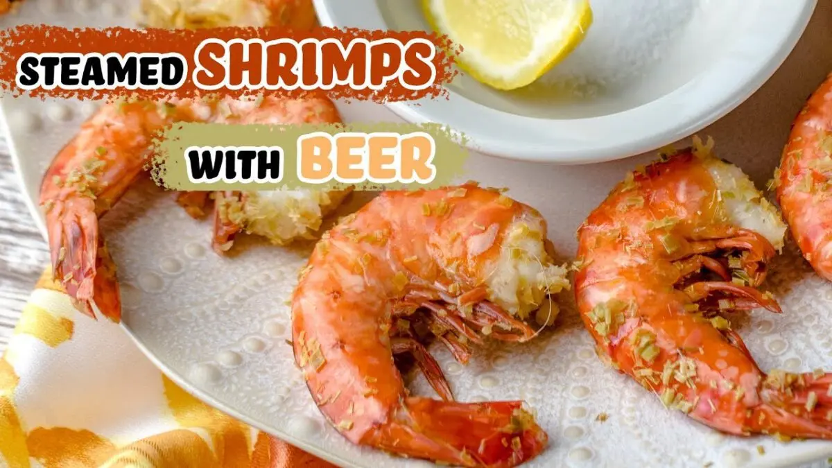 Shrimp for beer: video recipe