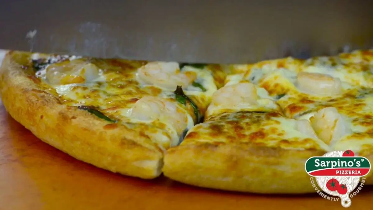 Shrimp pizza: a real gourmet recipe. Video