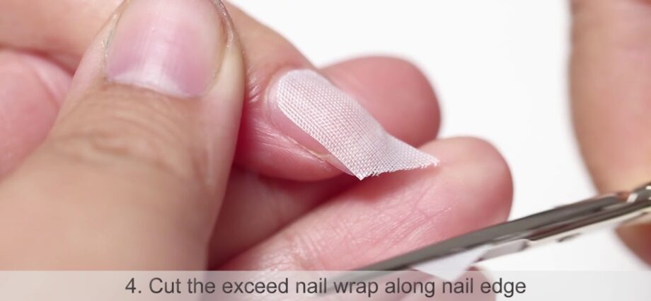 Silk for nail repair and strengthening. Video