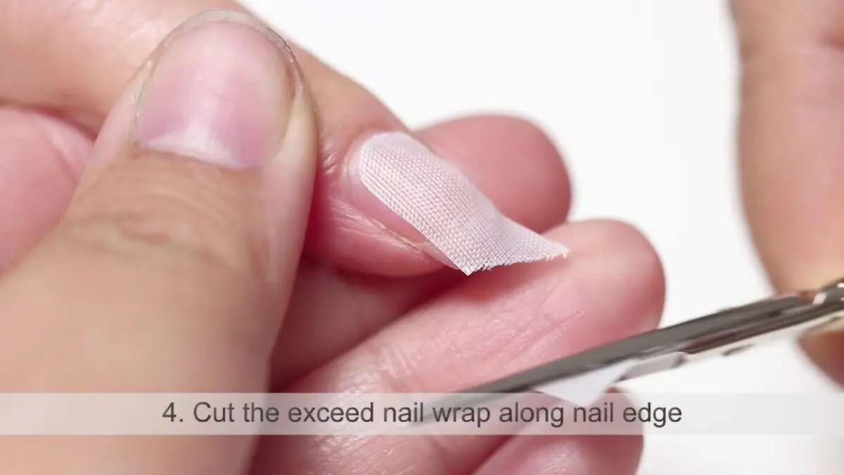 Silk for nail repair and strengthening. Video