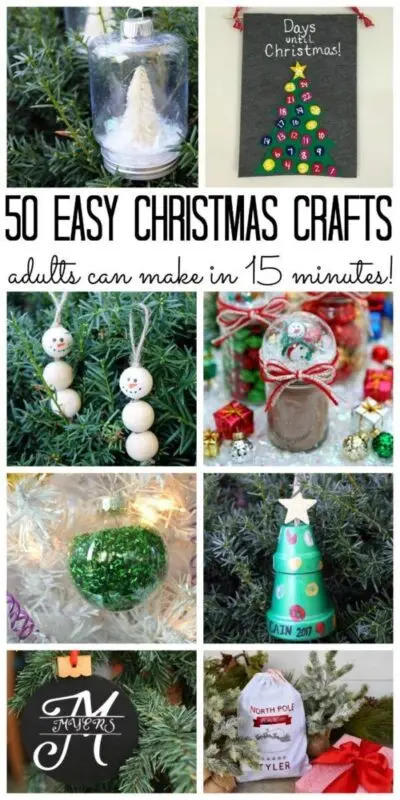 Simple and easy DIY Christmas crafts for 2017