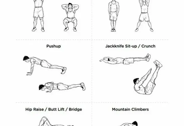 Slimming exercises at home photo