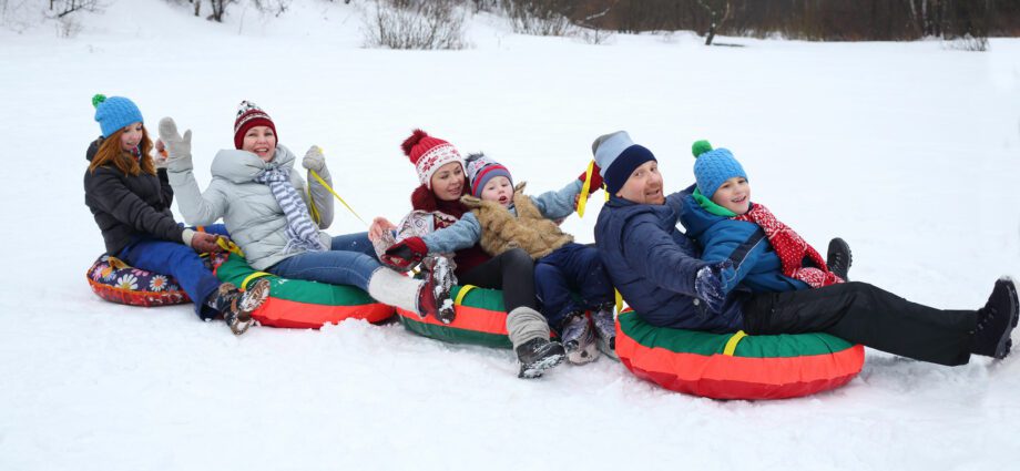 Snow tubing: a family vacation sport