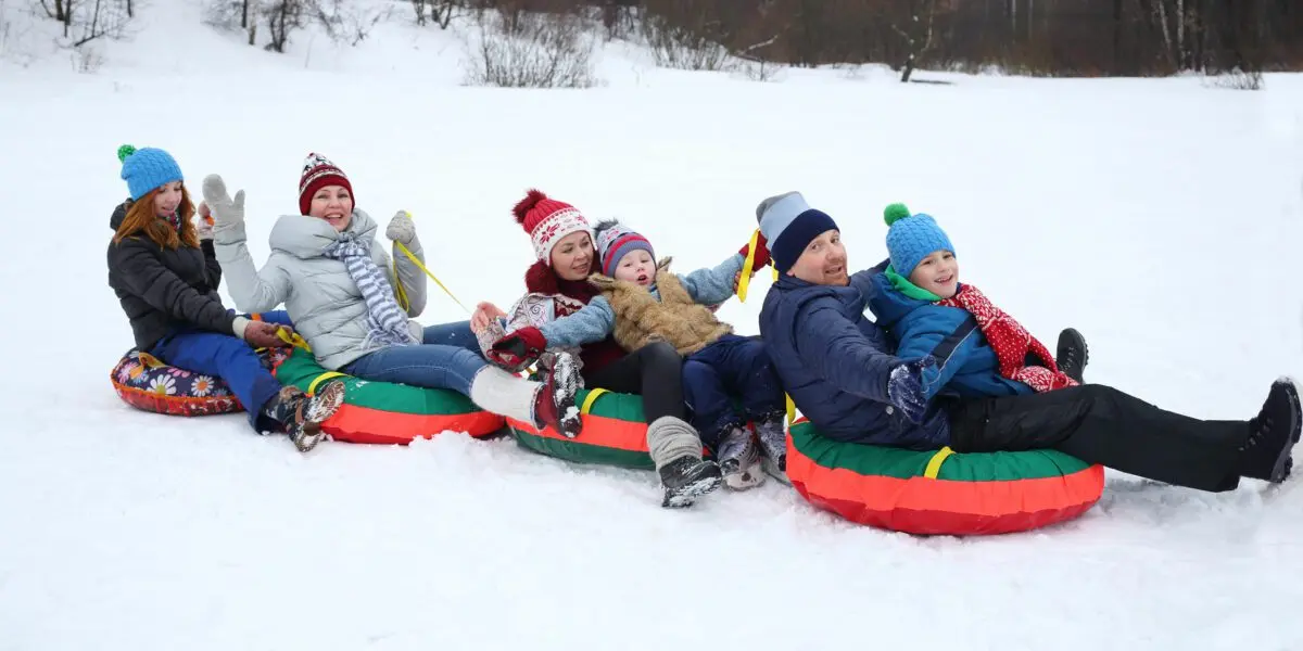 Snow tubing: a family vacation sport