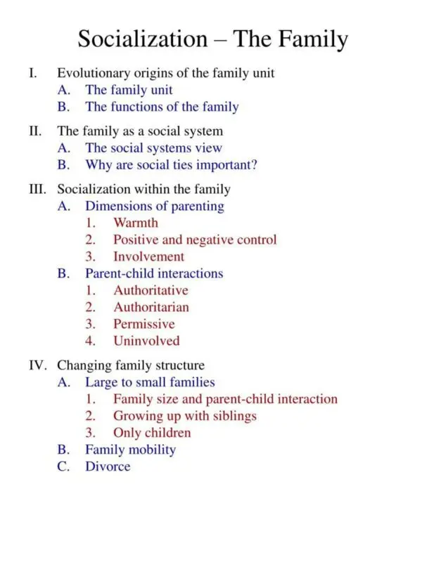 Socialization of the child in the family: process, upbringing, the role of the family