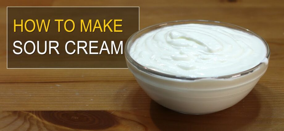 Crème sure: avantages et recette. Vidéo