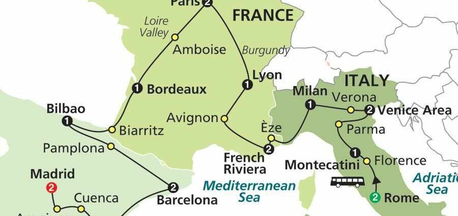 Tây Ban Nha, Pháp và Ý; những điểm đến tốt nhất cho du lịch rượu vang