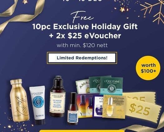 Special promotion from L&#8217;Occitane