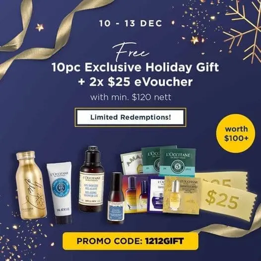 Special promotion from L&#8217;Occitane
