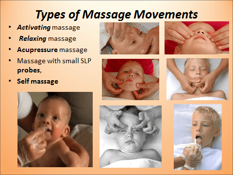 Speech therapy massage for children: language, how to do it at home