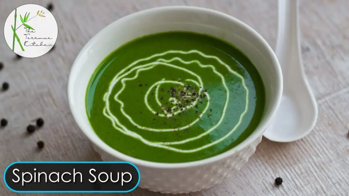 Spinach puree soup: recipe. Video