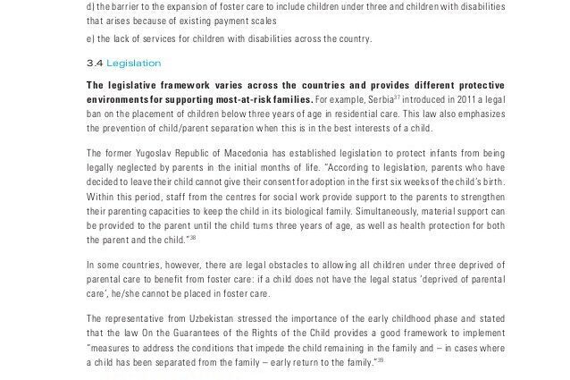 Държавни гаранции и правата на сираци без родителски грижи, съгласно закона