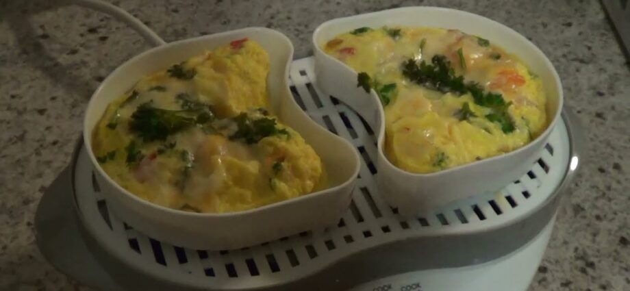 Steamed omelet: recipe. Video