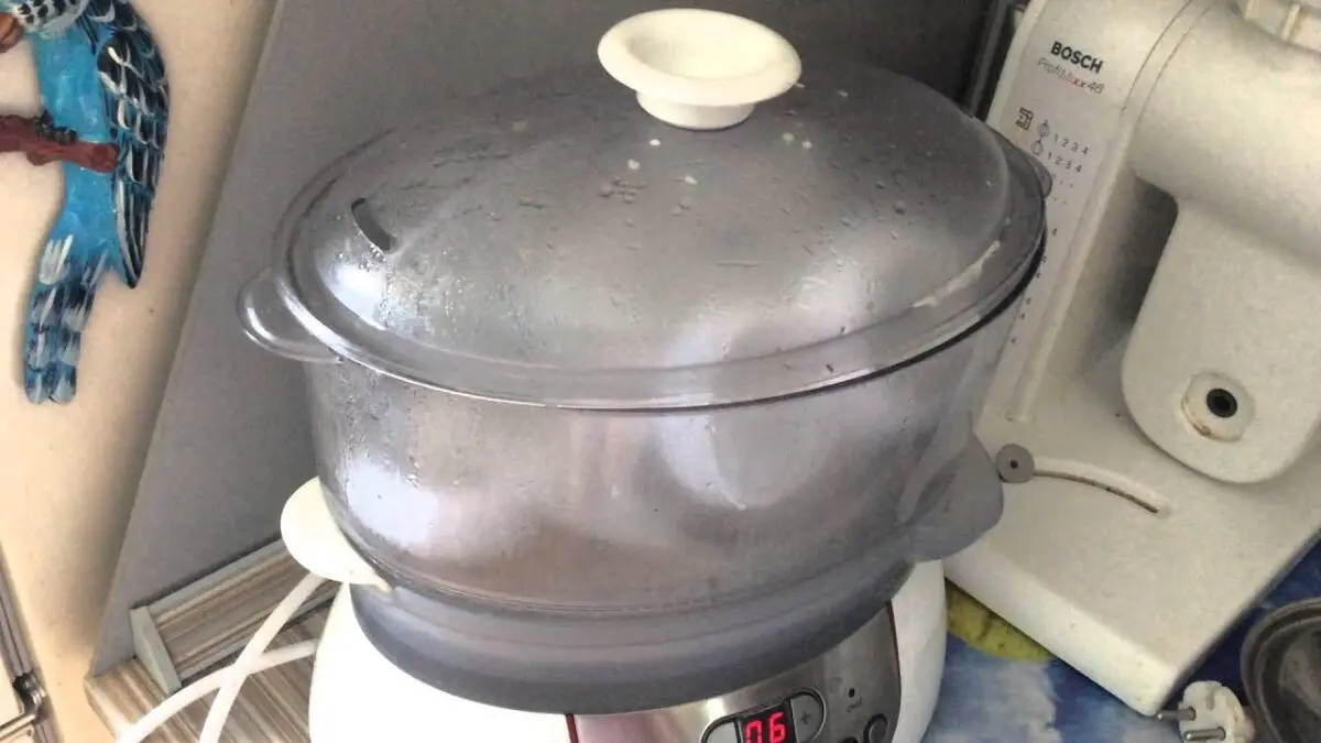 Sterilizing bottles in a double boiler