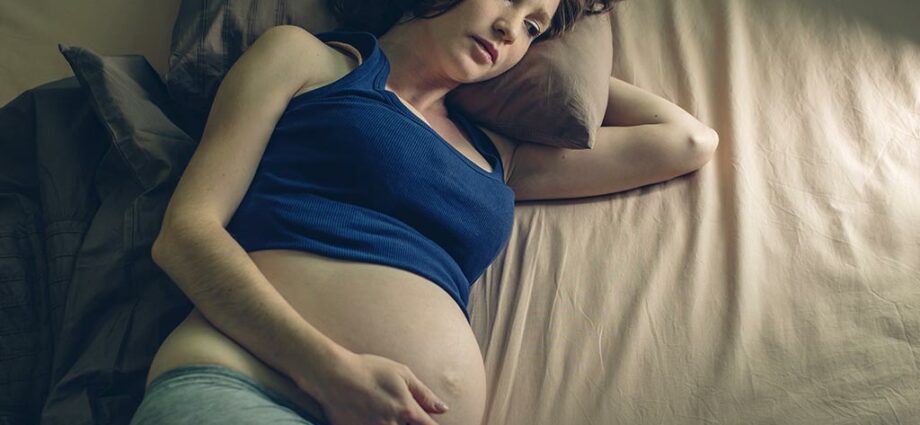 Strange dreams or nightmares in pregnant women