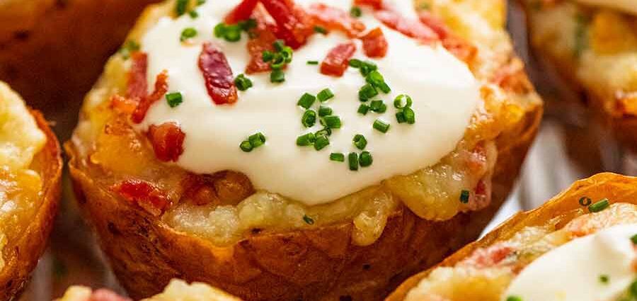 Stuffed potatoes: it&#8217;s all about the filling. Video