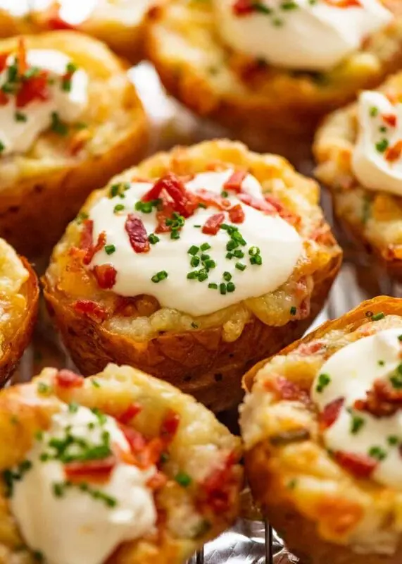 Stuffed potatoes: it&#8217;s all about the filling. Video