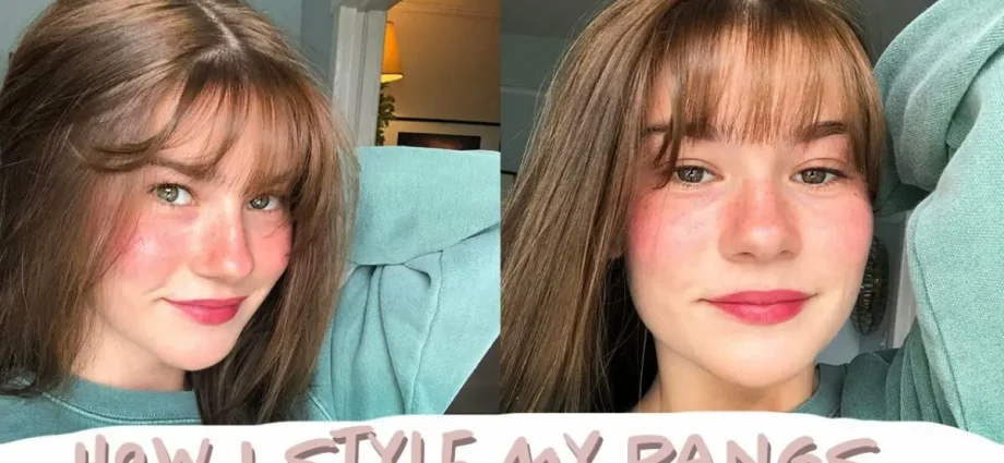 Styling bangs: how to do it right? Video