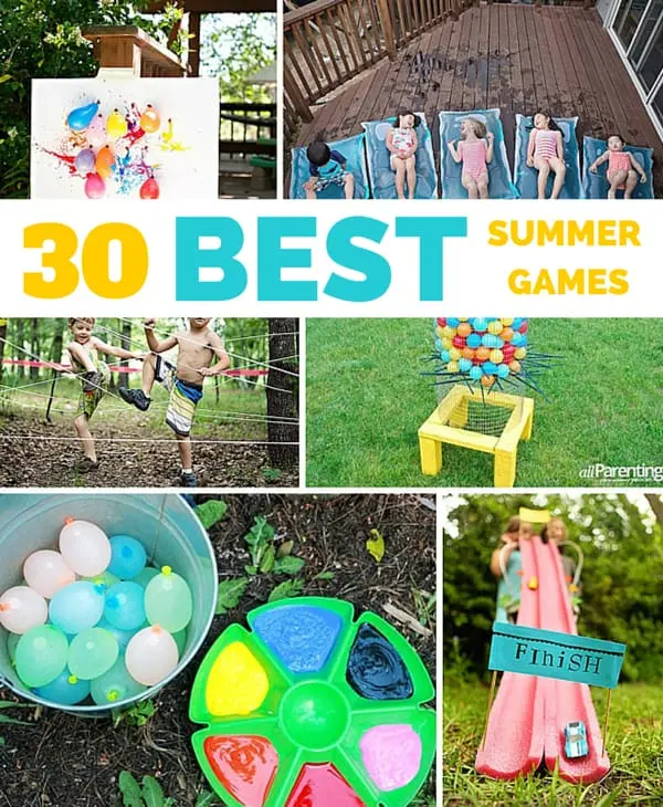 Summer outdoor games for children