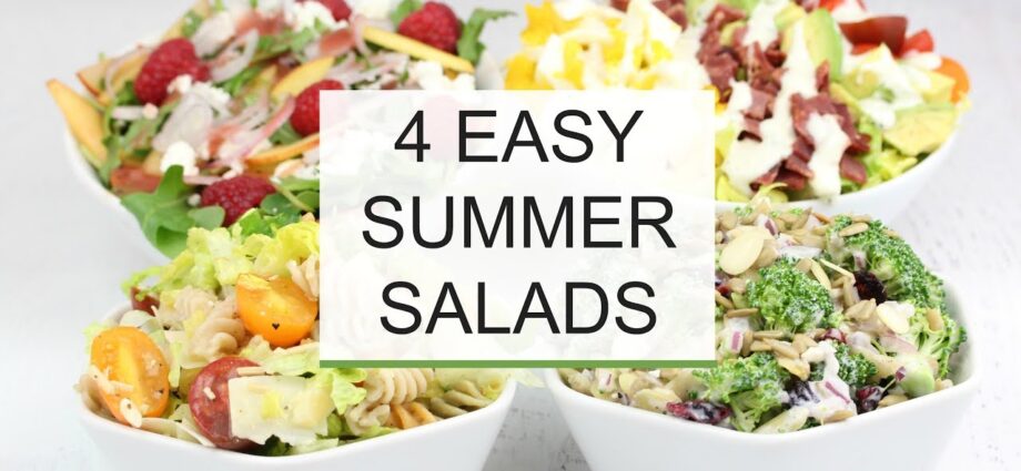 Summer salad recipes. Video