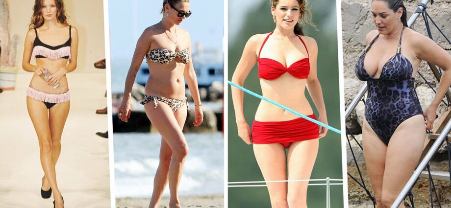 Supermodels who failed to maintain their ideal figure